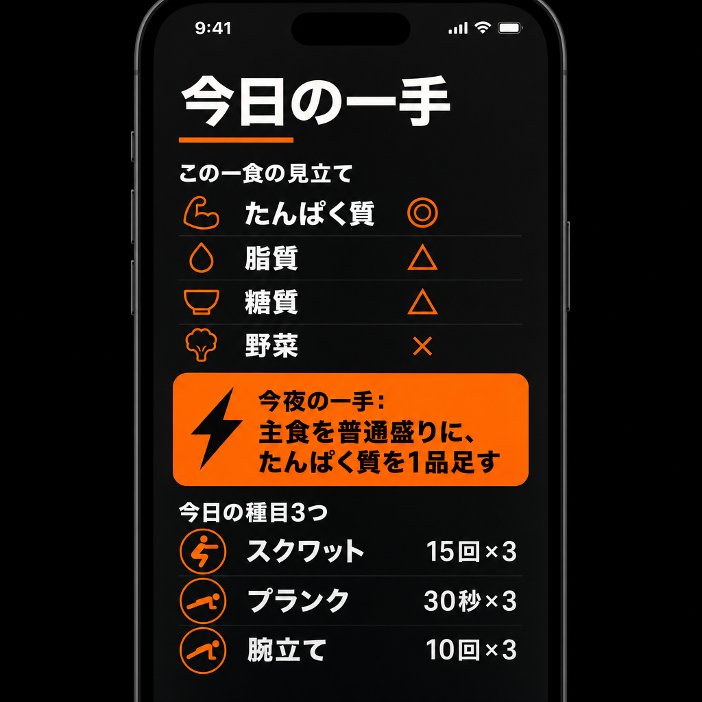 スジトレのAI出力例